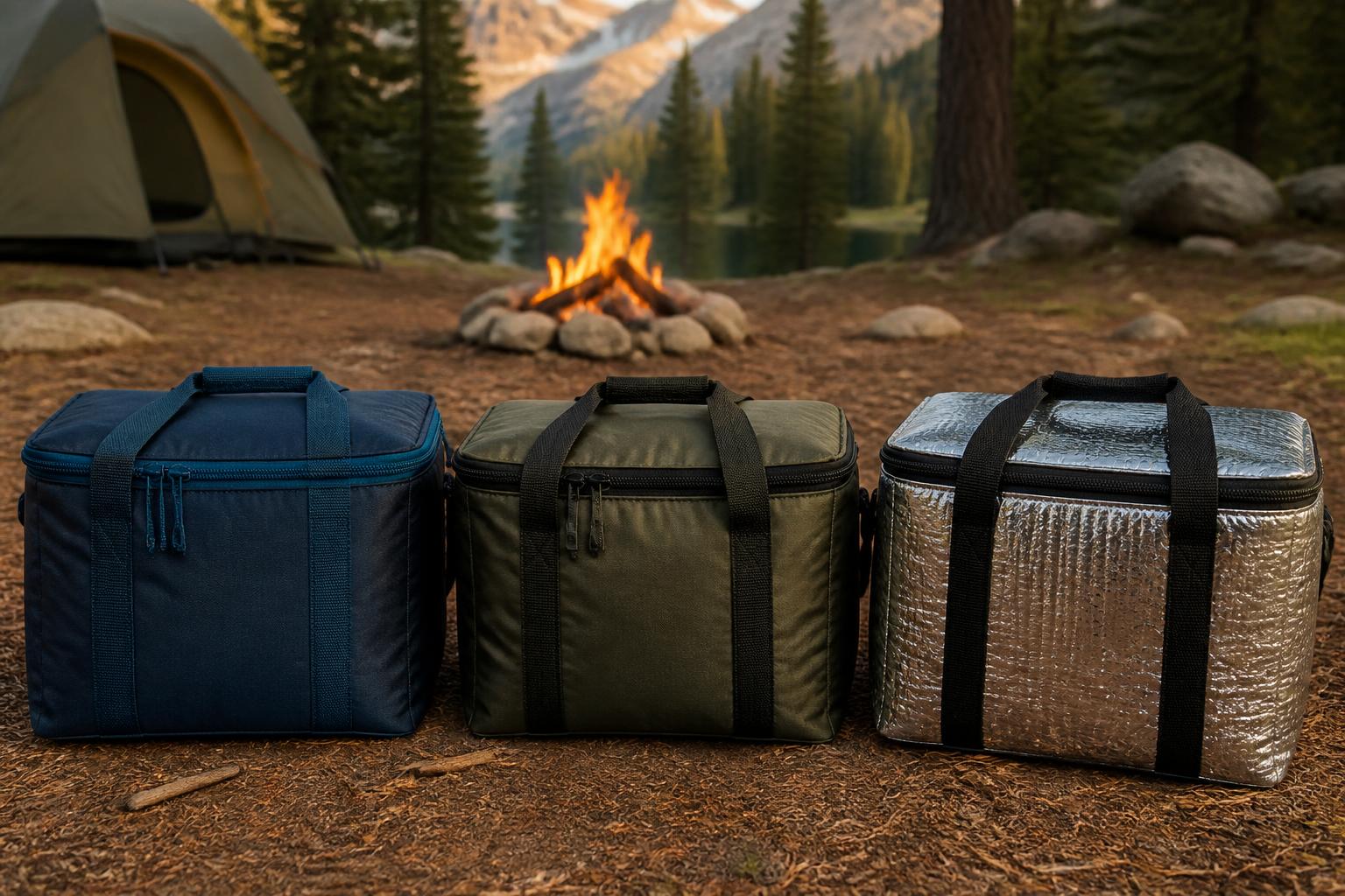 Illustration for: Comparison: Three insulated bags rated for cold weather