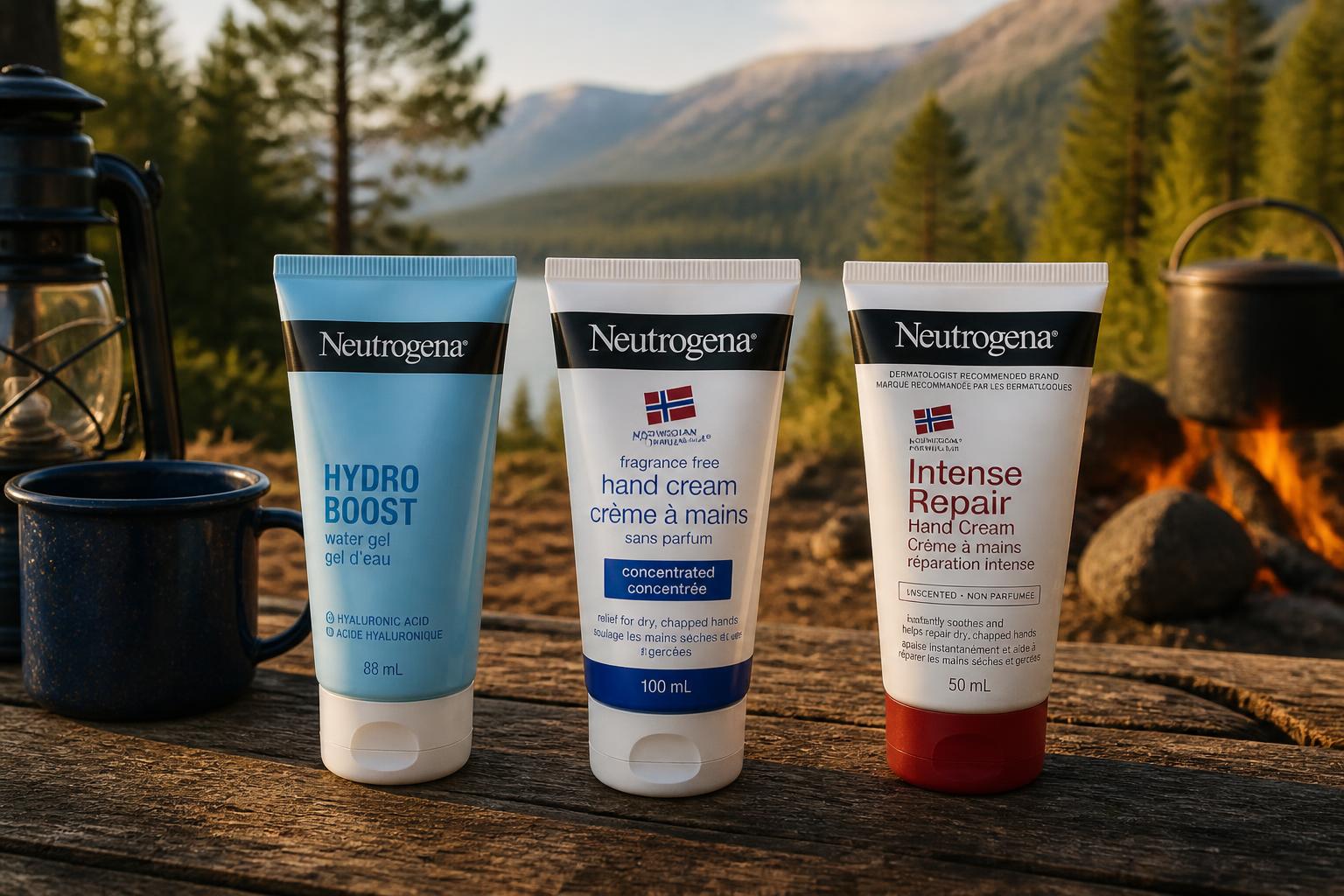 Illustration for: Comparison framework: Three Neutrogena contenders