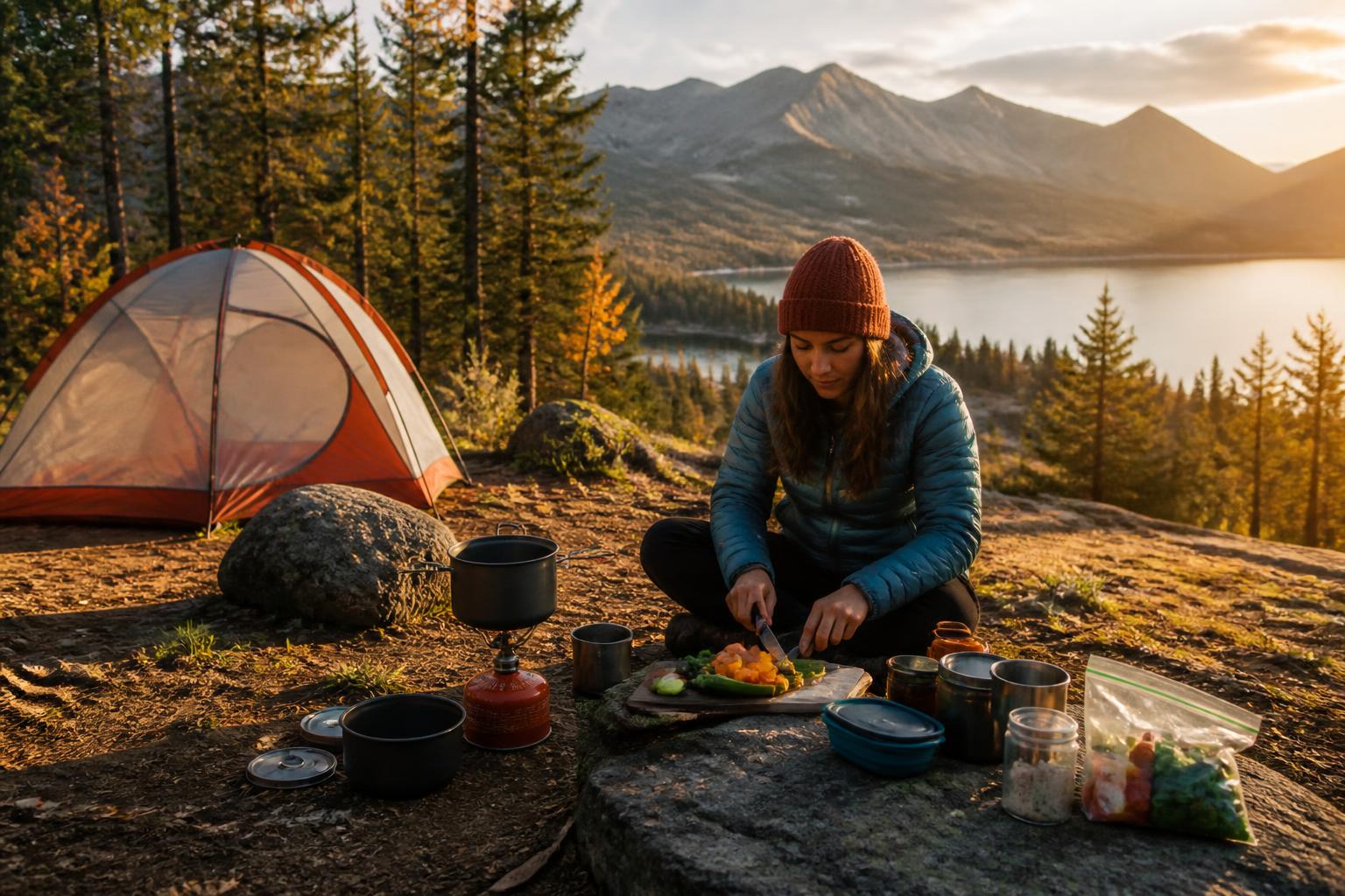 Featured image for article: Camp Kitchen and Cooking: From Meal Planning to Cleanup