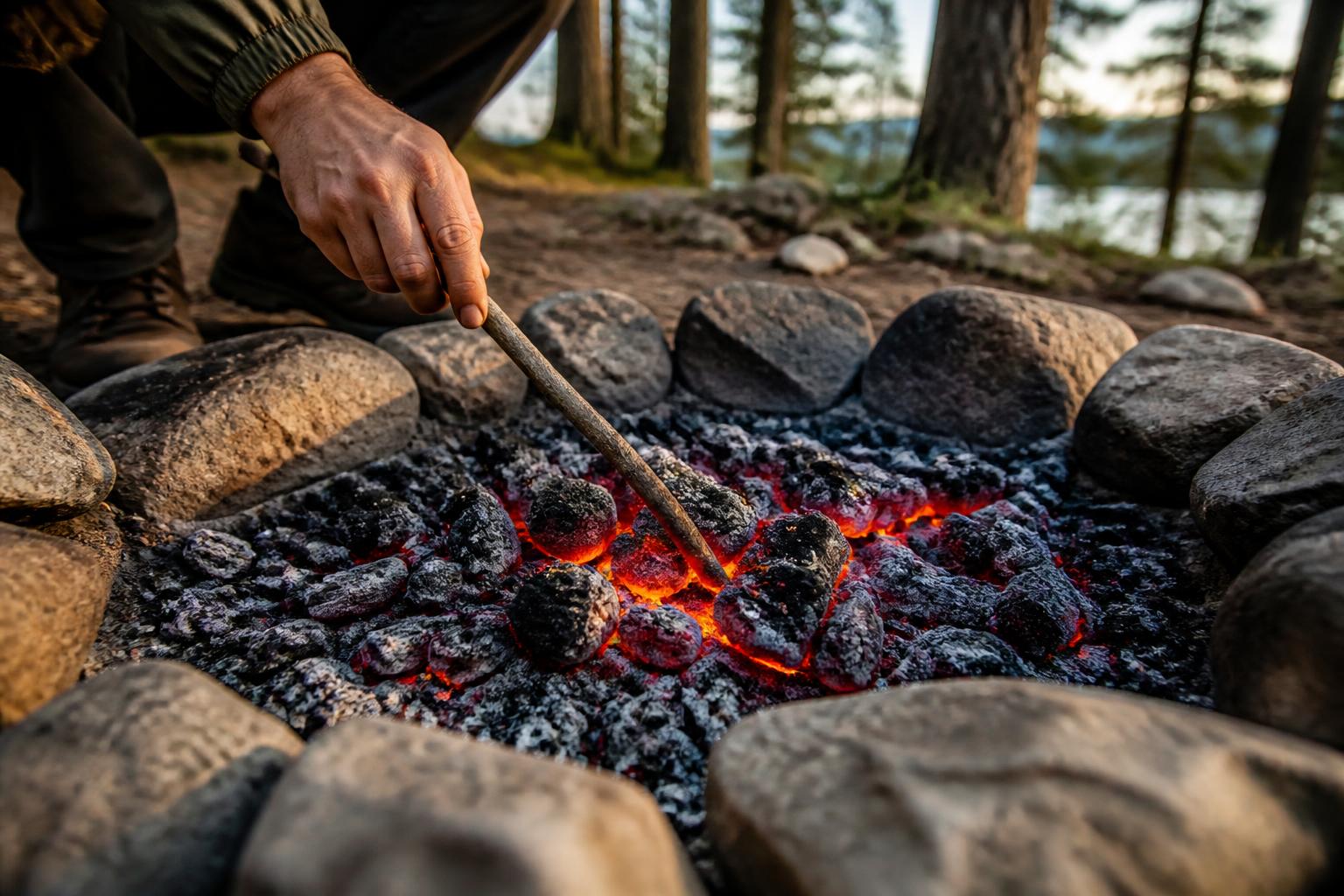 Illustration for: Start with a Deep Coal Bed, Not Flames