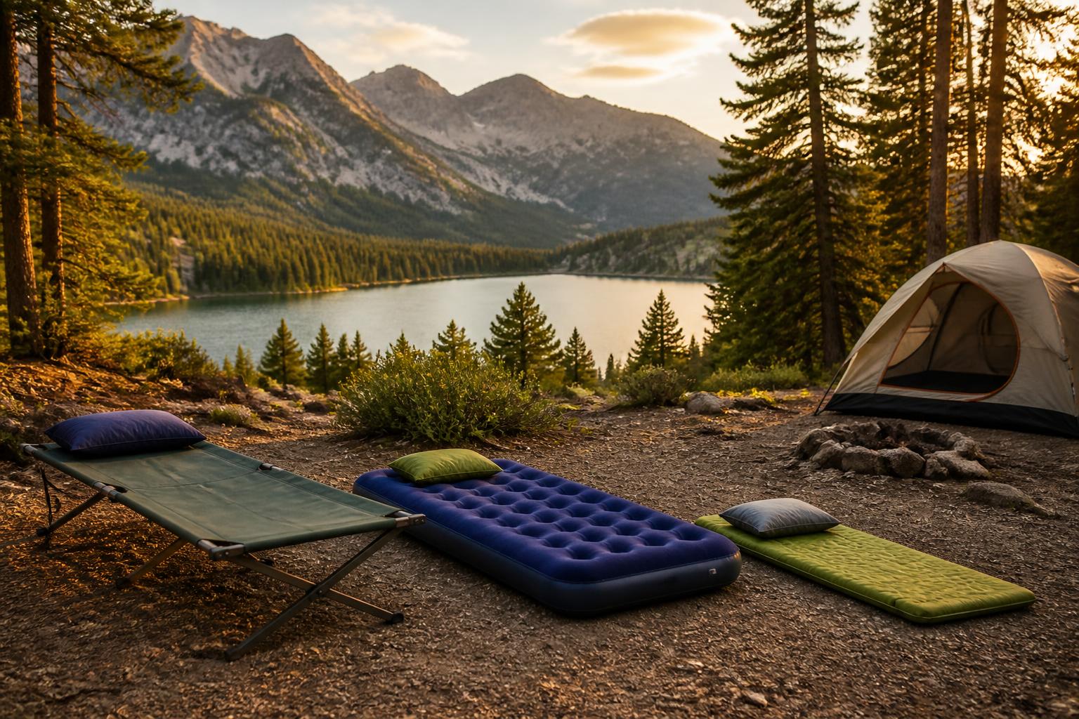 Featured image for article: Camping Cot vs Air Mattress vs Sleeping Pad: Ultimate Comparison