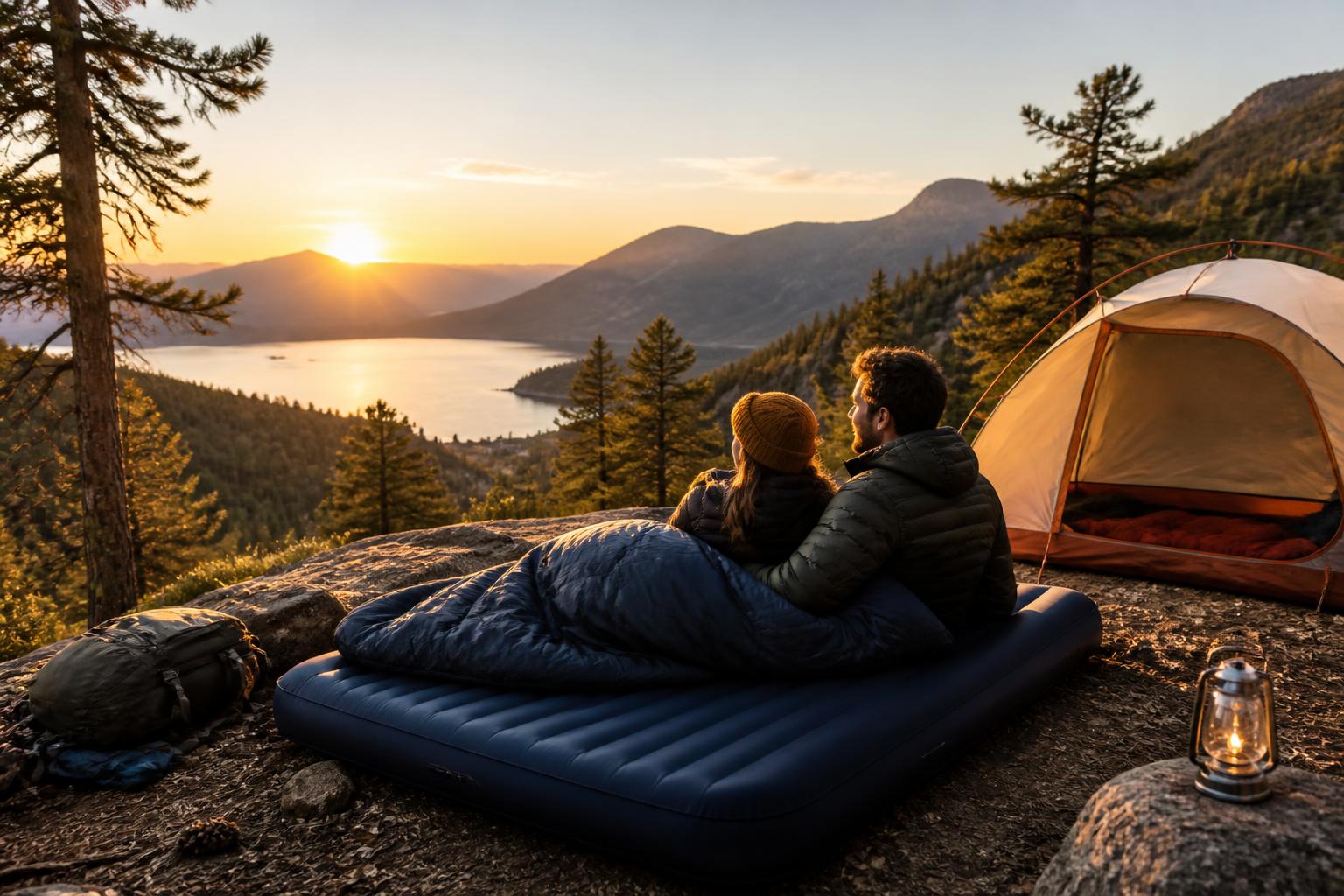 Featured image for article: Best Double Sleeping Pads and Mattresses for Couple Camping