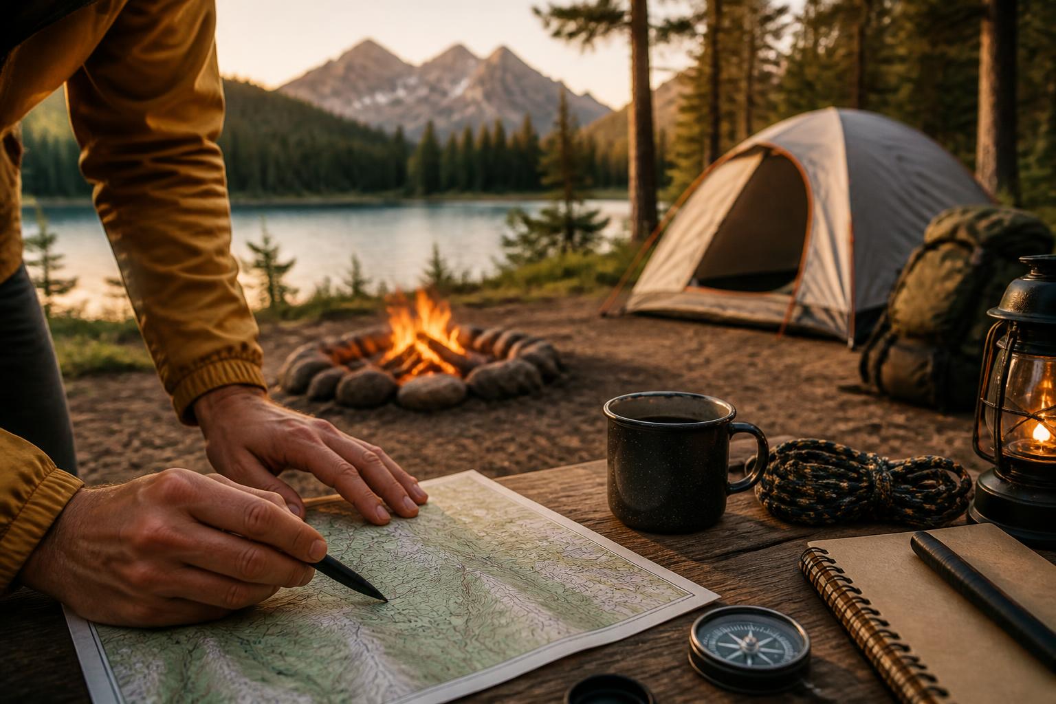 Illustration for: Plan Your First Camping Trip