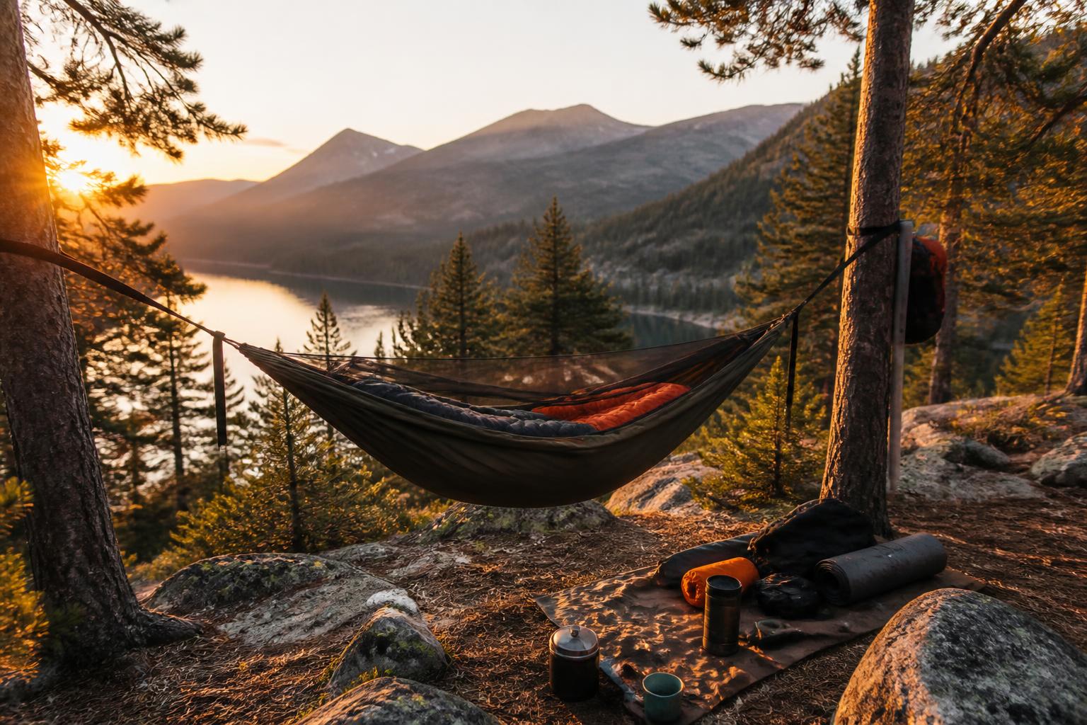 Featured image for article: Hammock Camping 101: Gear, Setup & Tips for Beginners