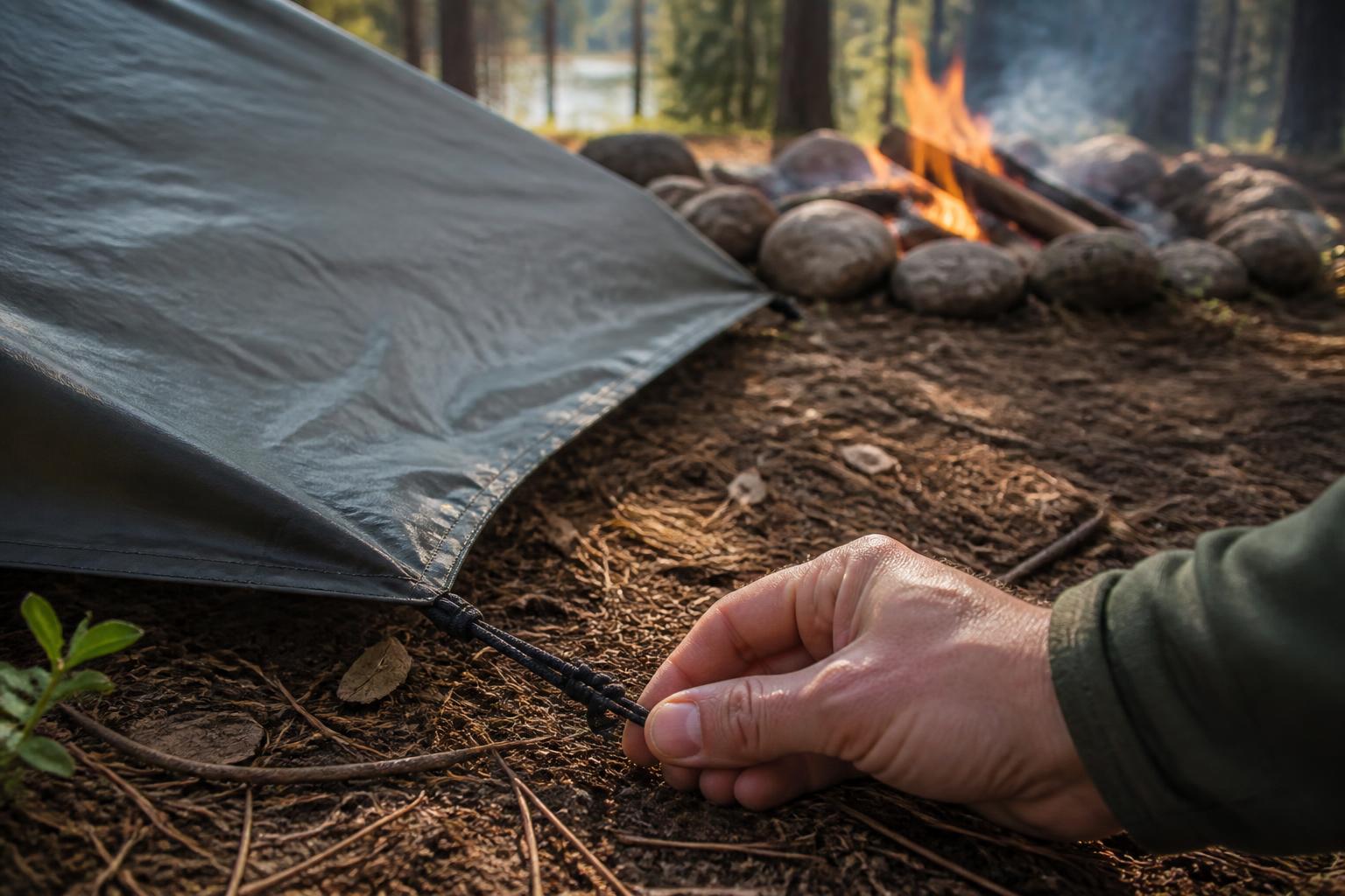 Illustration for: Stop Sealing the Tarp to the Ground