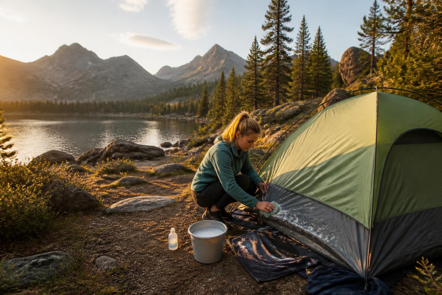 Featured image for article: How to Clean a Tent Properly Without Damaging the Fabric