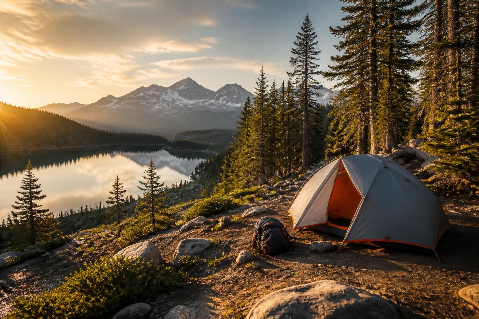 Illustration for: Layer 3: Campsite Strategy — Where and When You Set Up