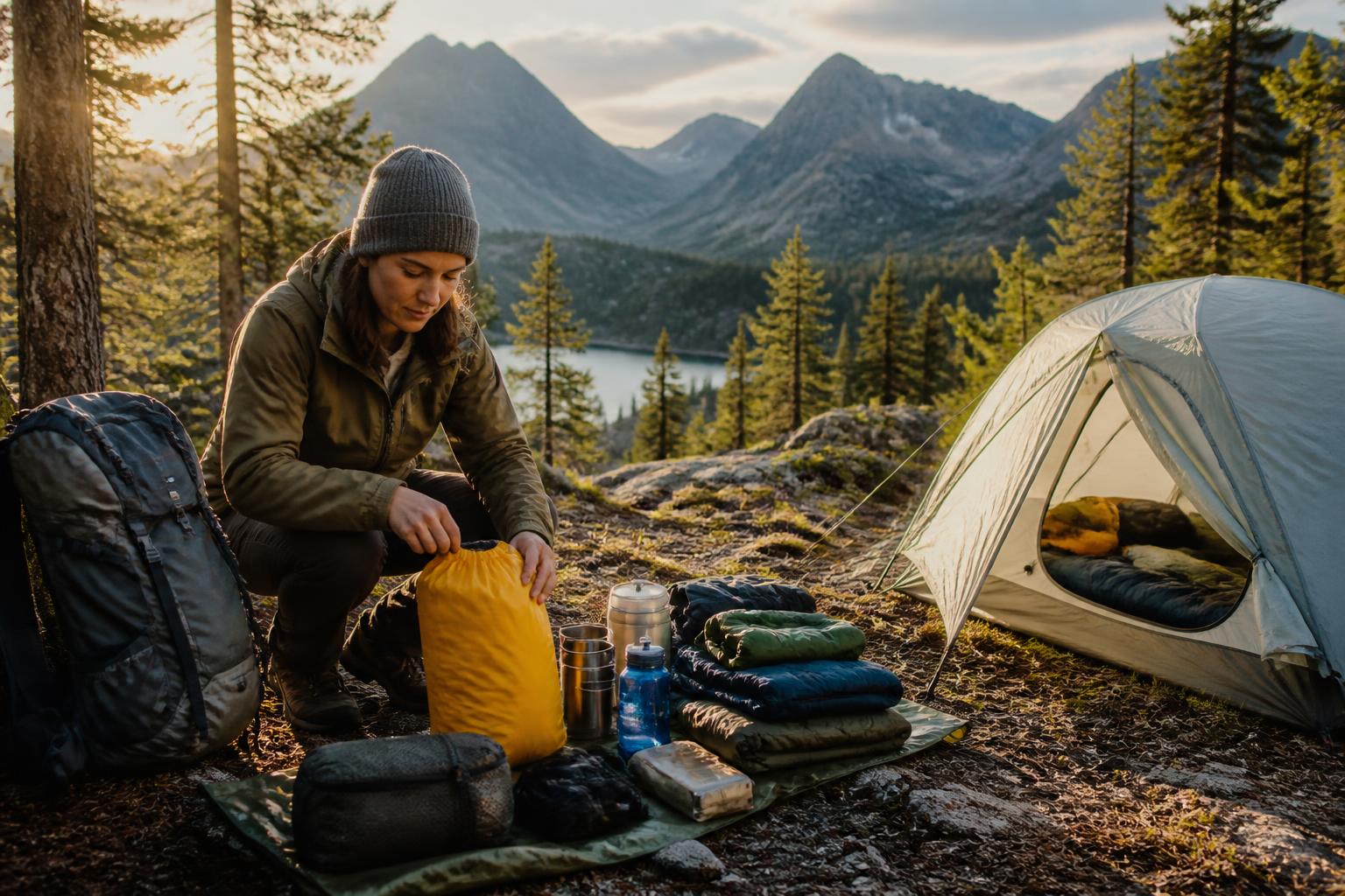 Featured image for article: How to Stay Dry Camping in the Rain: Gear, Setup & Attitude