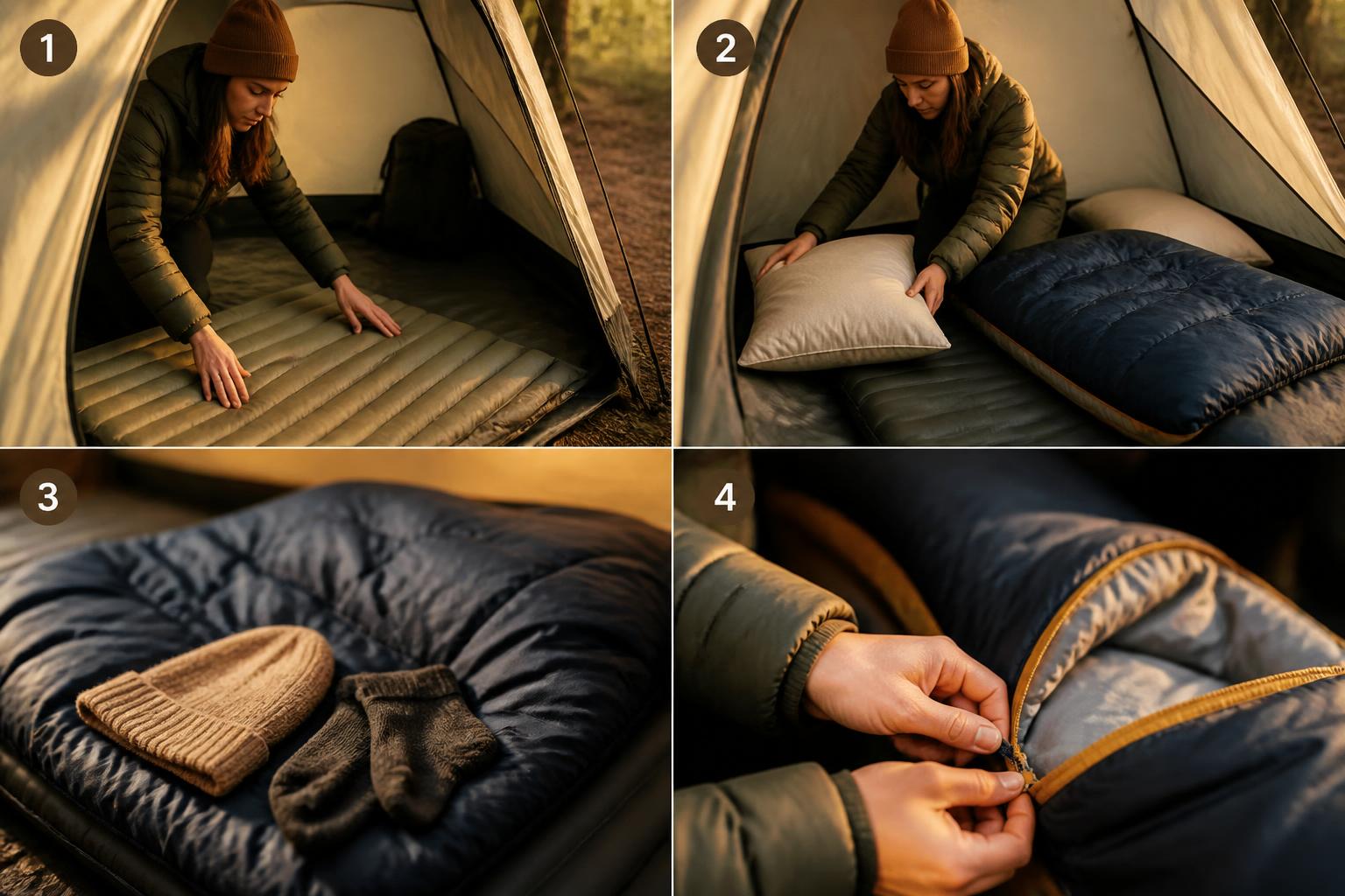 Illustration for: Step-by-Step: Setting Up a Warm Sleep Environment