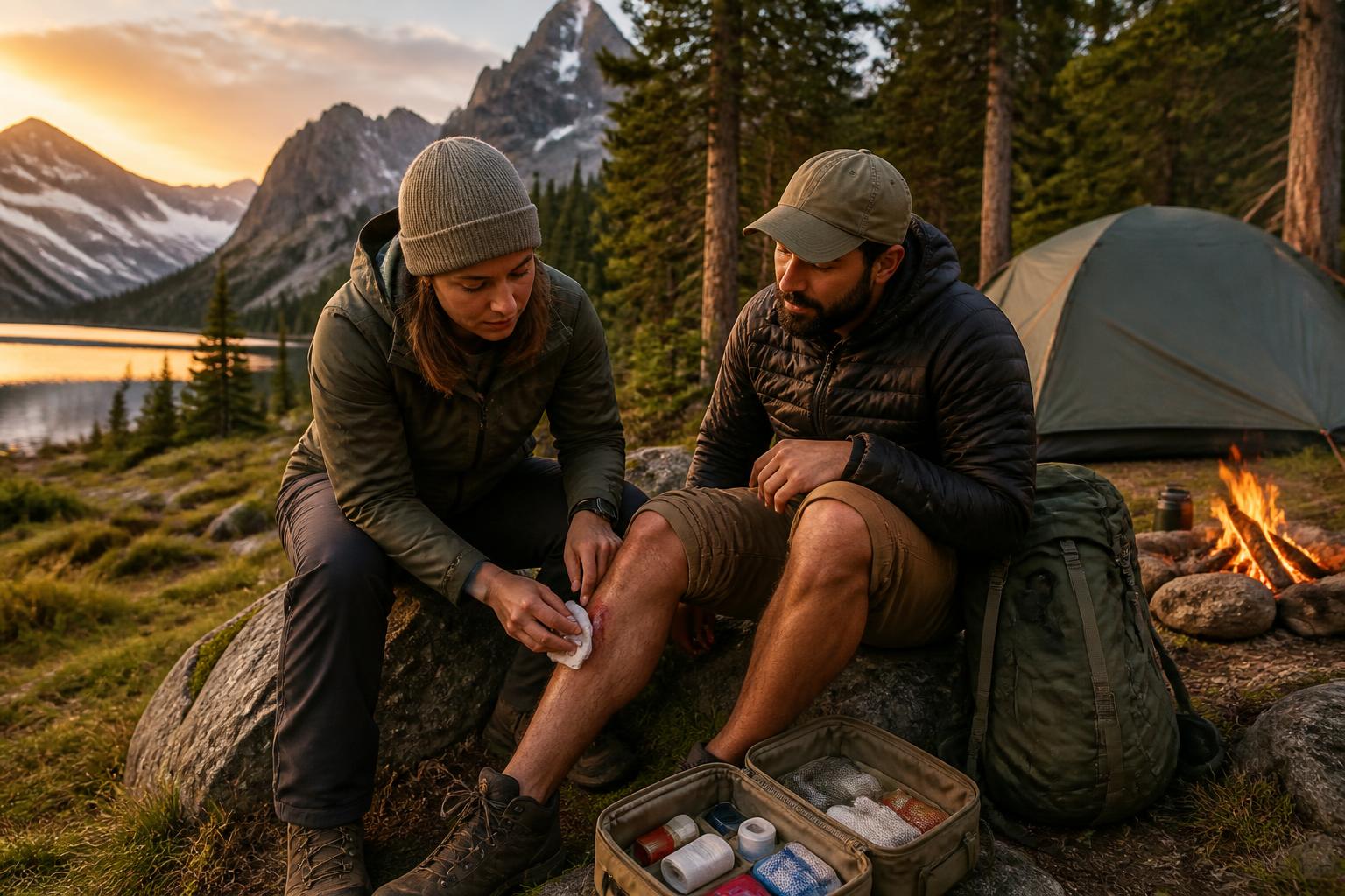 Featured image for article: How to Treat Burns and Injuries While Camping (When Help Is Far Away)