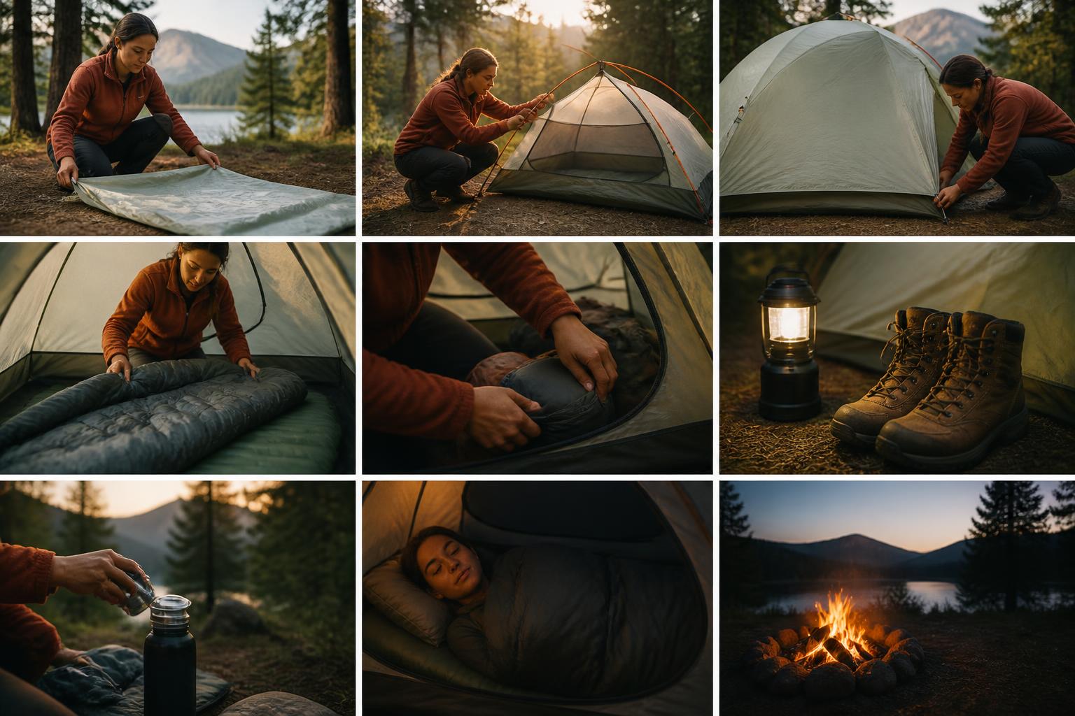 Illustration for: Step by Step: Setting Up for a Good Night’s Sleep