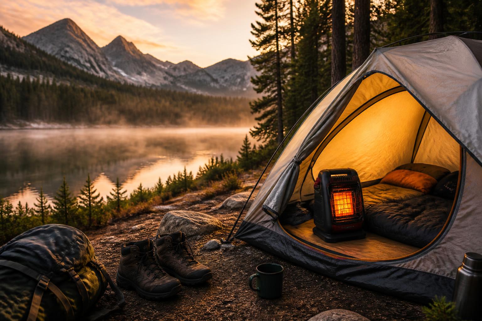 Featured image for article: Tent Heaters: Safe Options for Cold Weather Camping