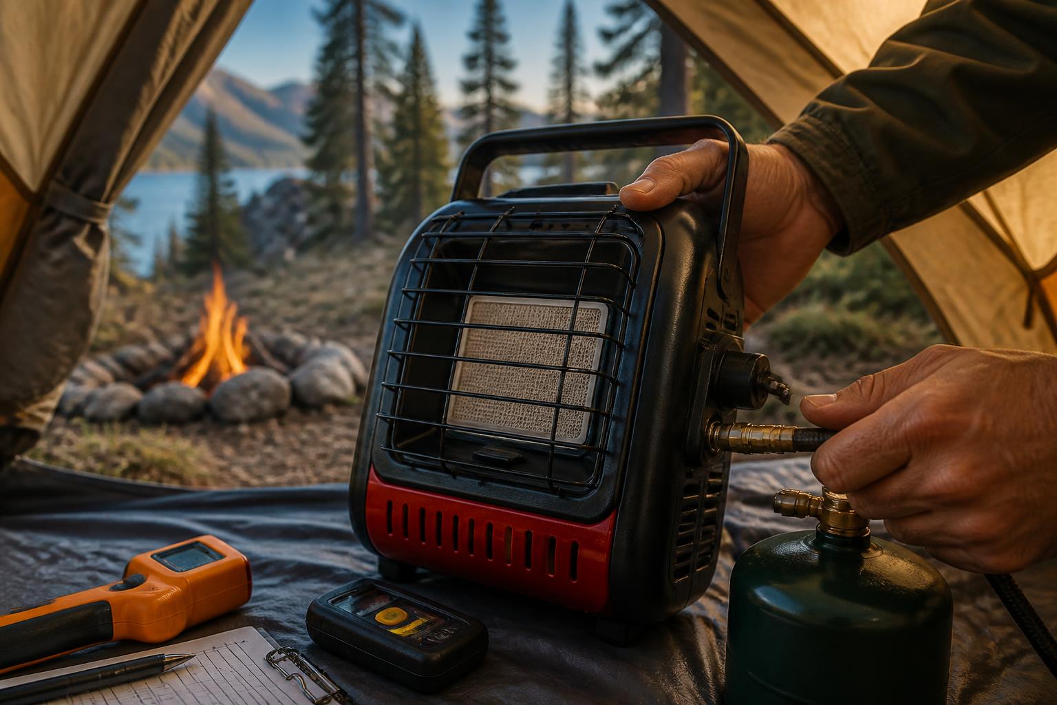 Illustration for: Five Checks Before You Buy Any Tent Heater